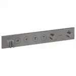 Термостат для скрытого монтажа Axor ShowerSolutions 600/90 на 4 потребителя (цвет - матовый чёрный хром) (18357340)