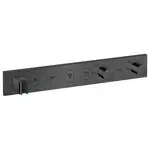 Термостат для скрытого монтажа Axor ShowerSolutions 600/90 на 4 потребителя (цвет - RAL9005MATT) (18357RAL9005MATT)
