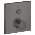 Термостат на 1 потребитель, скрытого монтажа Axor ShowerSelect (цвет - матовый чёрный хром) (36714340)