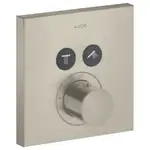 Термостат на 2 потребителя, скрытого монтажа Axor ShowerSelect (цвет - матовый никель) (36715820)