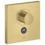 Термостат скрытого монтажа на 1 потребитель Axor ShowerSelect (цвет - матовое золото) (36716250)