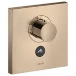 Термостат скрытого монтажа на 1 потребитель Axor ShowerSelect (цвет - полированное красное золото) (36716300)