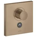 Термостат скрытого монтажа на 1 потребитель Axor ShowerSelect (цвет - матовое красное золото) (36716310)