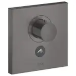 Термостат скрытого монтажа на 1 потребитель Axor ShowerSelect (цвет - матовый чёрный хром) (36716340)