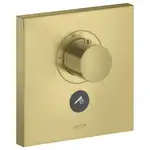 Термостат скрытого монтажа на 1 потребитель Axor ShowerSelect (цвет - матовая латунь) (36716950)