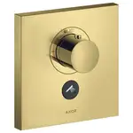 Термостат скрытого монтажа на 1 потребитель Axor ShowerSelect (цвет - полированное золото) (36716990)