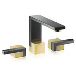 Смеситель для раковины, алмазная резка Axor Edge, с донным клапаном push-open (46051 990 330)
