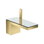 Змішувач для умивальника Axor MyEdition 70, матова латунь / дзеркальне скло (47012950)