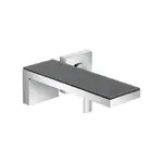 Смеситель для раковины настенный Axor MyEdition (цвет - хром/кожа серая) (47062000+47917000)