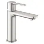 Змішувач для умивальника Grohe Lineare S-Size з донним клапаном, нержавіюча сталь (23106DC1)