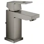 Смеситель для раковины Grohe Eurocube S-Size (цвет - тёмный графит, матовый), с донным клапаном (23127AL0)