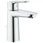 Смеситель для раковины Grohe Bau Edge (цвет - хром), с донным клапаном (23759000)