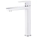 Смеситель для раковины, высокий Imprese Podzima Breclav white (цвет - хром/белый) (05245WH)