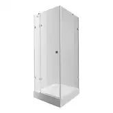 Набір Qtap душова кабіна Capricorn CRM1099SC6 Clear + піддон Unisquare 309915 (CAPCRM1099SC6UNIS309915)