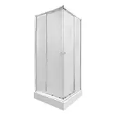 Набір Qtap душова кабіна Presto CRM1099SP5 Pear + піддон Unisquare 309915 (PRECRM1099SP5UNIS309915)