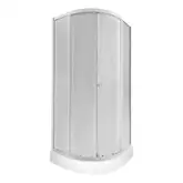 Набір Qtap душова кабіна Presto WHI1099AP5 Pear + піддон Uniarc 309915 (PREWHI1099AP5UNIA309915)