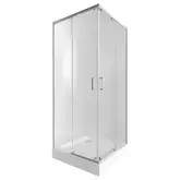 Набір Qtap душова кабіна Taurus WHI1099SC6 Clear + піддон Unisquare 309915 (TAUWHI1099SC6UNIS309915)