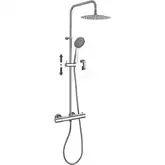 Душевая система с термостатом Paffoni Birillo Fix Ø 230 мм (цвет - хром) (ZCOL685LIQCR)