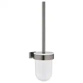 Туалетна щітка Grohe Essentials Cube в комплекті, матовий графіт (40513AL1)
