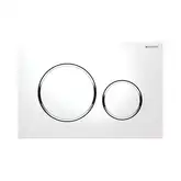Geberit Sigma 20 Клавиша смыва, белый/хром глянец (115.882.KJ.1)