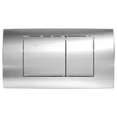 Geberit Twinline 30 Клавіша змиву, хром/мат хром (115.899.KH.1)