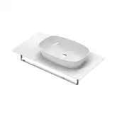 Керамическая столешница для раковины чаша справа Catalano Green Lux 100 х 54 см (1PC10C500)