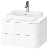 Тумбочка для подвесной консоли Duravit Happy D.2 Plus 65 х 48 см, белый глянец (HP496002222)