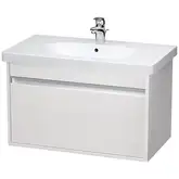 Duravit Тумба под раковину 80 см, матовый белый+ умывальник с 1 отв. 85 см (KT006301818)