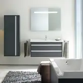 Тумба под раковину подвесная Duravit Ketho 1000х550 мм, графит матовый (KT68554949)