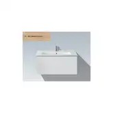 Тумба для раковины подвесная 820х481 мм Duravit L-Cube дуб брашированный (LC6141/12)