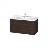 Тумба для раковины подвесная 1020x481 мм Duravit L-cube орех брашированный (LC625069)