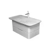 Тумба подвесная Duravit PuraVida 800х450 мм, белая глянцевая (PV676708585)