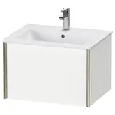 Тумба подвесная под раковину Duravit XViu 61 x 48 см, белый матовый (XV40250B118)