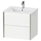 Тумба подвесная под раковину Duravit XViu 61 x 48 см, белый матовый (XV41250B118)