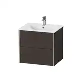 Тумба подвесная под раковину Duravit XViu 61 x 48 см, дуб тёмный брашированный (XV41250B172)