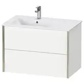 Тумба подвесная под раковину, чаша слева Duravit XViu 81 x 48 см, белый матовый (XV41580B118)