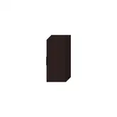 Пенал подвесной 75х34,5х25 см Jika Cube, темный дуб (H4537111763021)