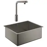 Набор Grohe мойка кухонная K700 31574AL0 + смеситель Minta Smartcontrol 31613A00 (31574AL031613A00)