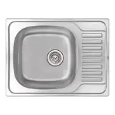 Кухонна мийка Qtap 6550 Micro Decor 0,8 мм (QT6550MICDEC08)