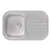 Кухонна мийка Qtap 7448 Micro Decor 0,8 мм (QT7448MICDEC08)