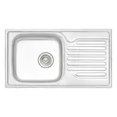 Кухонна мийка Qtap 7843 Satin 0,8 мм (QT7843SAT08)