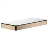 Полочка 300 мм Axor Universal Accessories, полированное красное золото/стекло матовое (42838300)