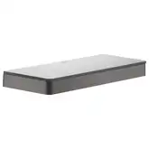 Полочка 300 мм Axor Universal Accessories, матовый чёрный хром/стекло матовое (42838340)
