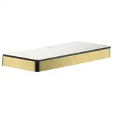 Полочка 300 мм Axor Universal Accessories, полированное золото/стекло матовое (42838990)