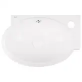 Раковина Qtap Leo з донним клапаном QT11115011RW