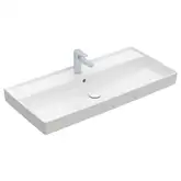 Раковина мебельная 100 х 47 см Villeroy & Boch Collaro (альпийский белый, с переливом) (4A33A501)