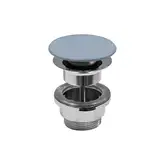 Донный клапан push-button для раковины с переливом Catalano, голубой матовый (5POSCAS)