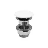 Донный клапан push-button для раковины с переливом Catalano, белый матовый (5POSCBM)