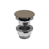 Донный клапан push-button для раковины с переливом Catalano, коричневый матовый (5POSCMS)