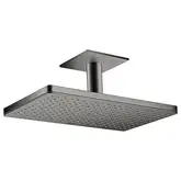 Верхний душ 460 х 300 мм Axor ShowerSolutions (цвет - полированный чёрный хром), 1 вид струи (35277330)